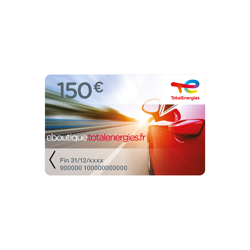 Carte cadeau carburant Jubileo TotalEnergies 25€