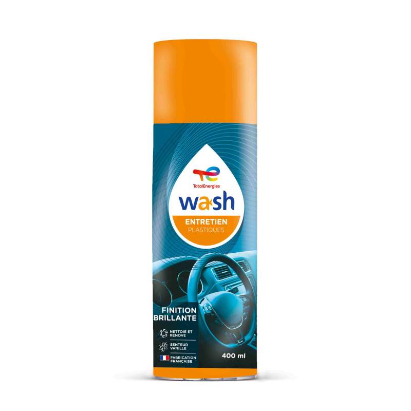 Entretien Plastiques finition brillante 400ml WASH