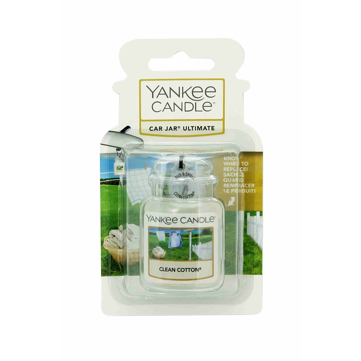 Yankee Car Jar Ultimate Coton Frais