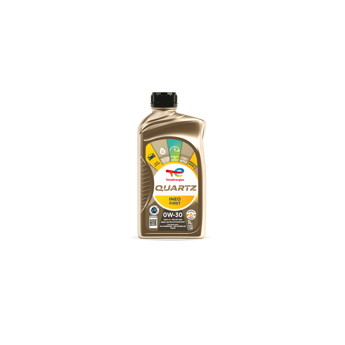 Huile moteur Quartz Ineo First 0W-30 1L