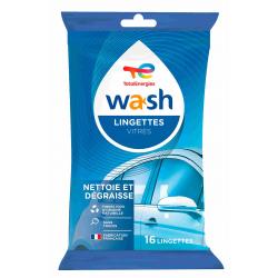 Lingettes nettoyantes vitres Wash x16