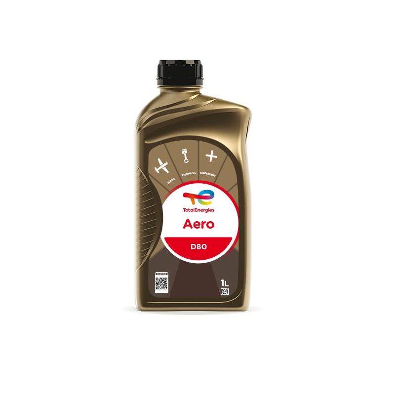 Huile moteur avion AERO D80