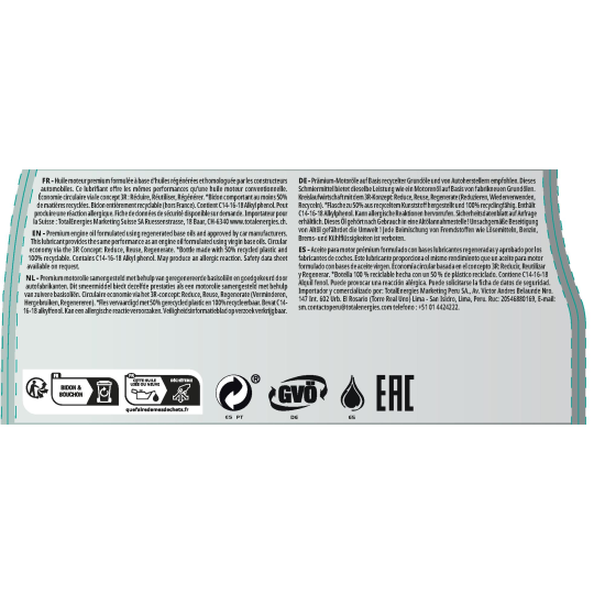 TotalEnergies Quartz EV3R 10W-40 5L