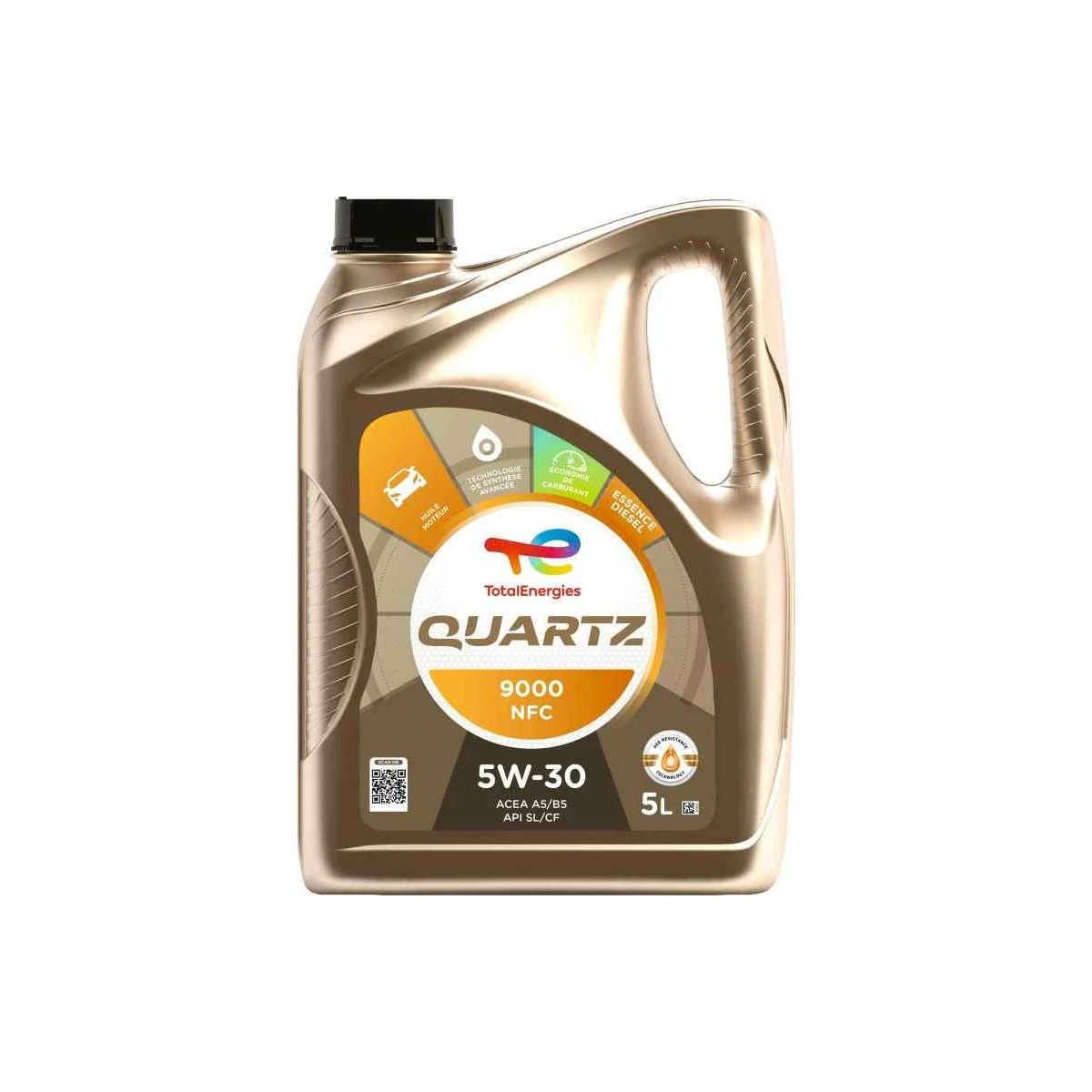 Huile moteur Quartz 9000 NFC 5W-30 5L