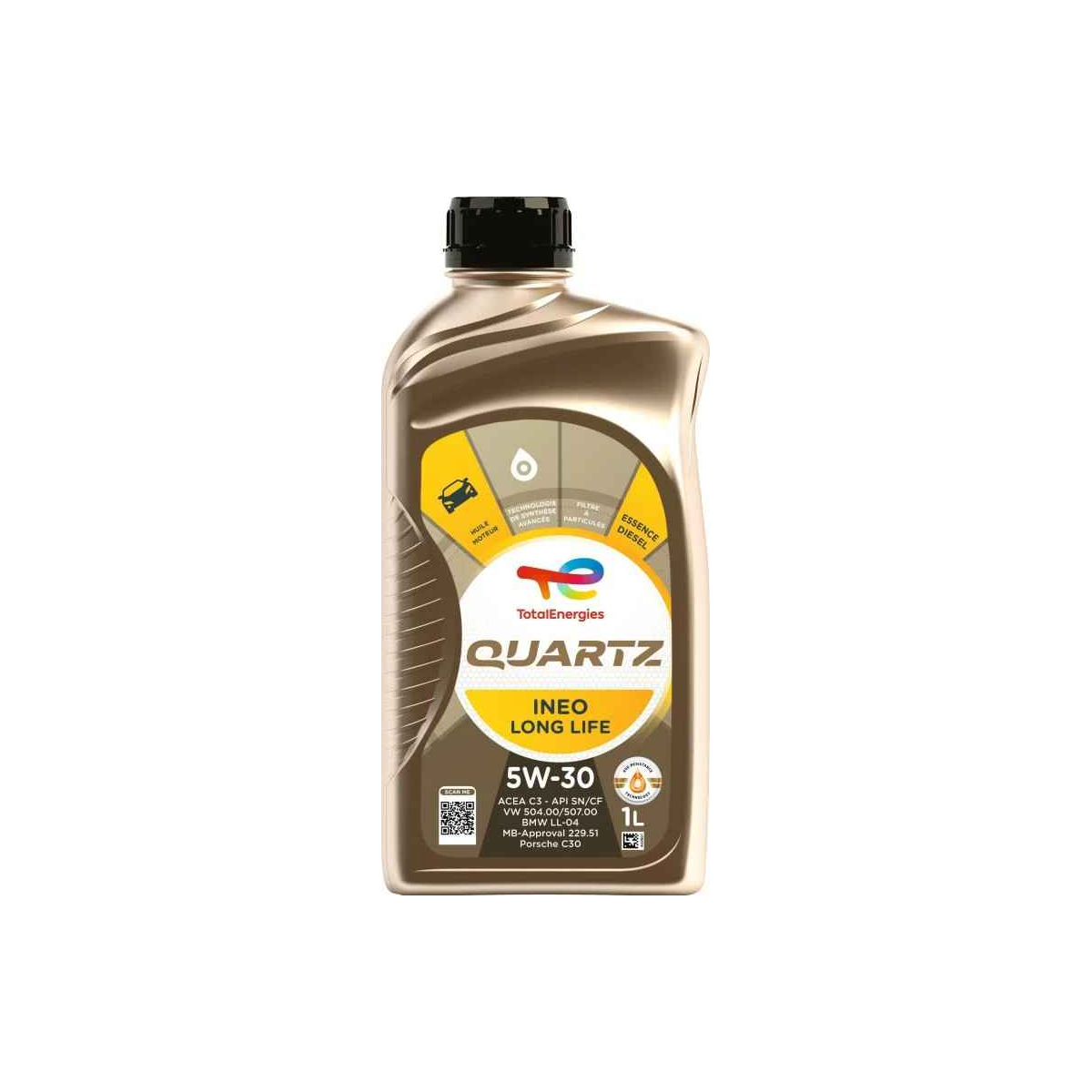 Huile moteur Quartz Ineo Long Life 5W-30 1L