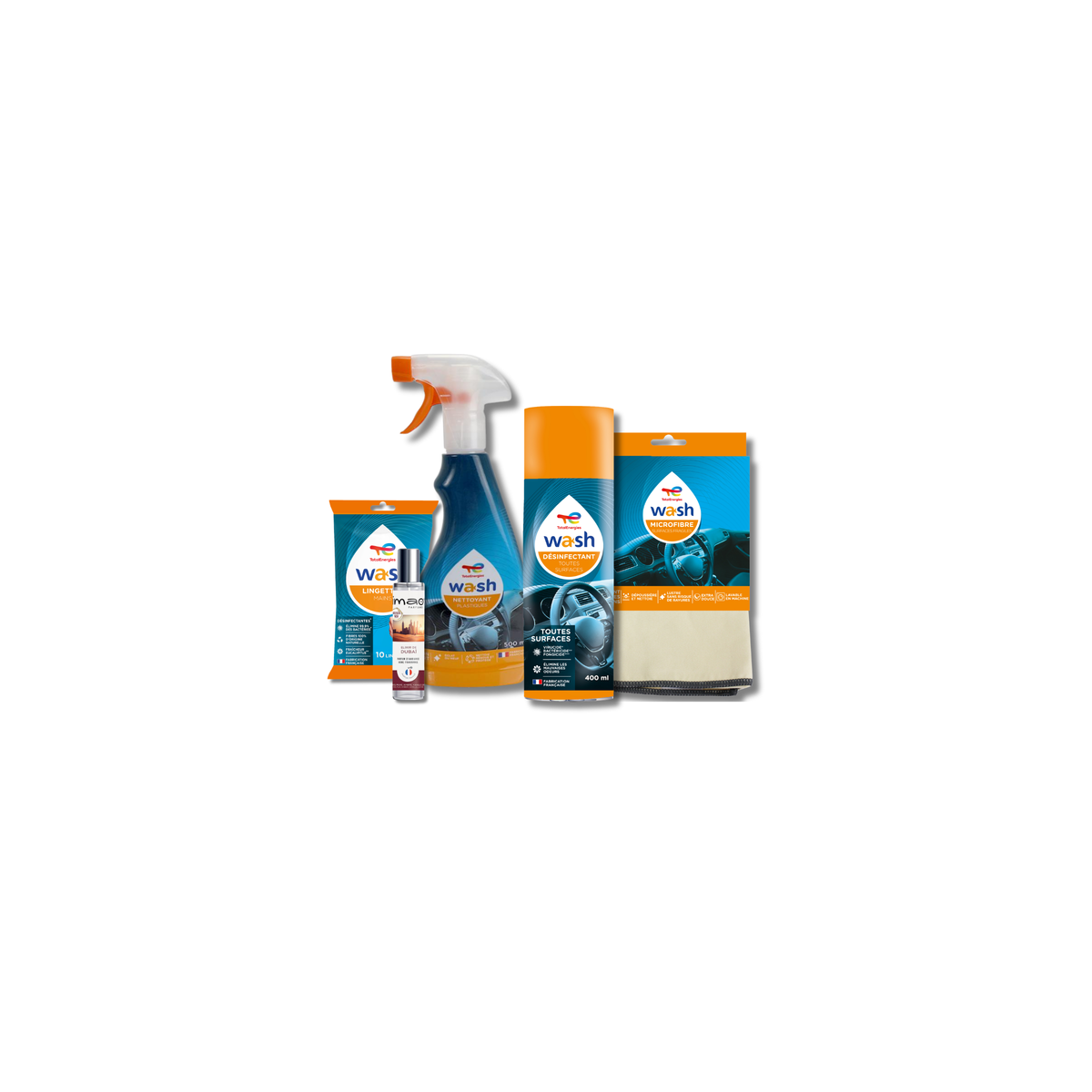 Pack nettoyant intérieur WASH