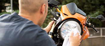 Nettoyage de la moto